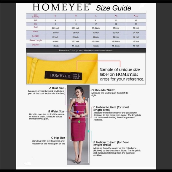 Homeyee Elegant Cocktail Dress with Lace Trim - Picture 16 of 16